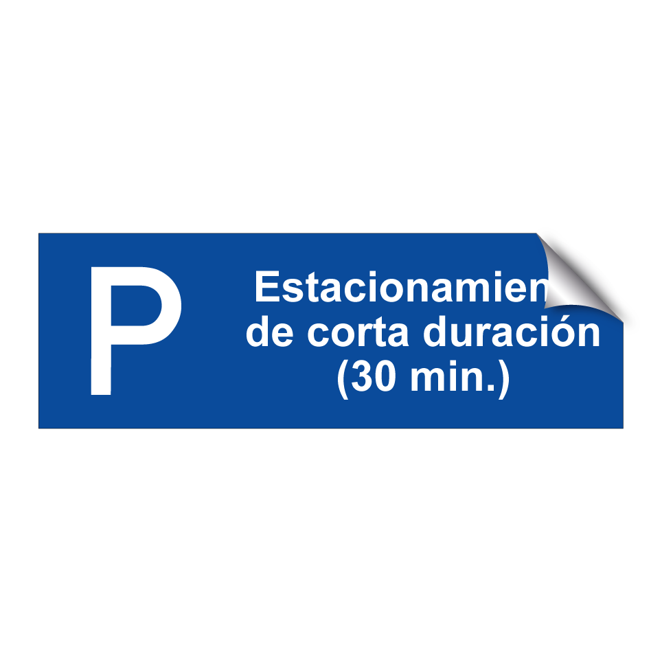Estacionamiento de corta duración (30 min.)