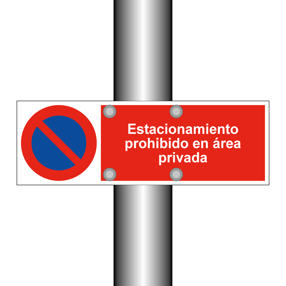 Estacionamiento prohibido en área privada