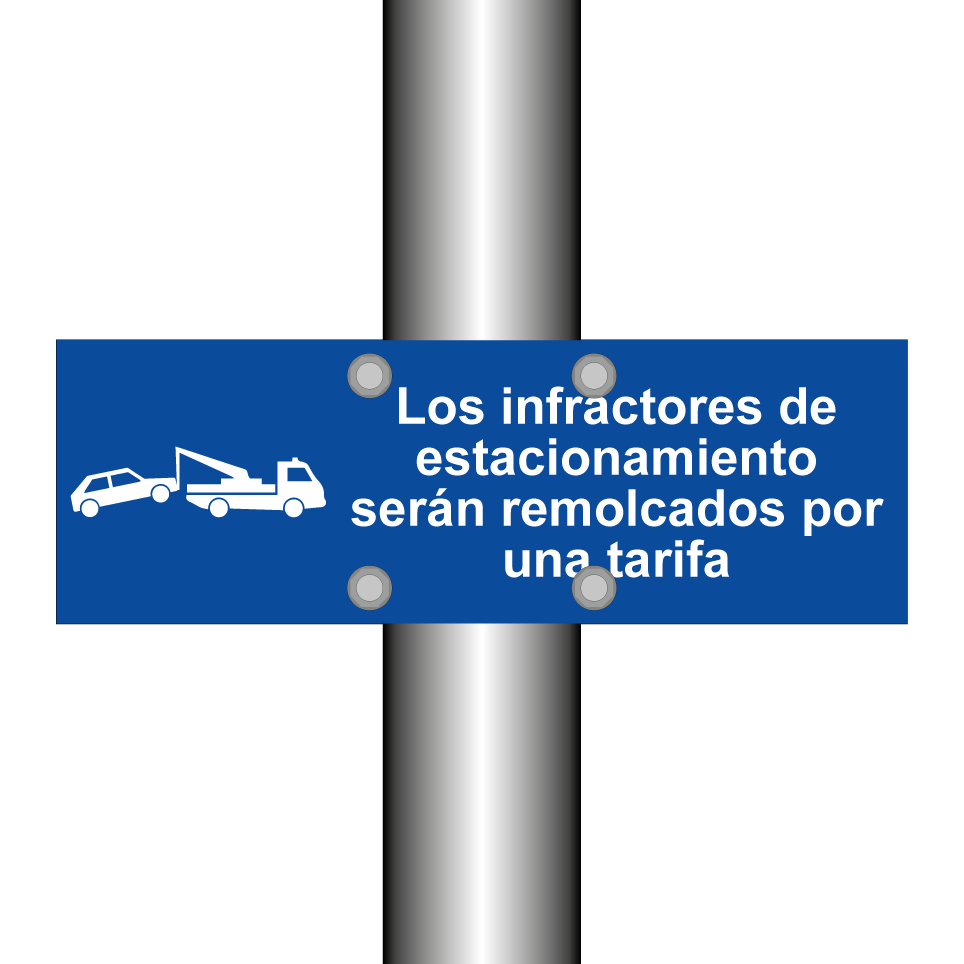 Los infractores de estacionamiento serán remolcados por una tarifa