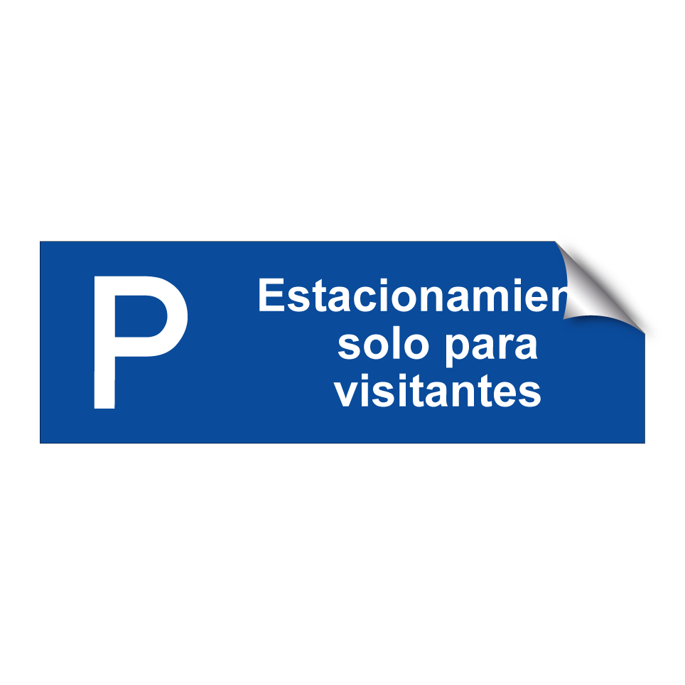 Estacionamiento solo para visitantes