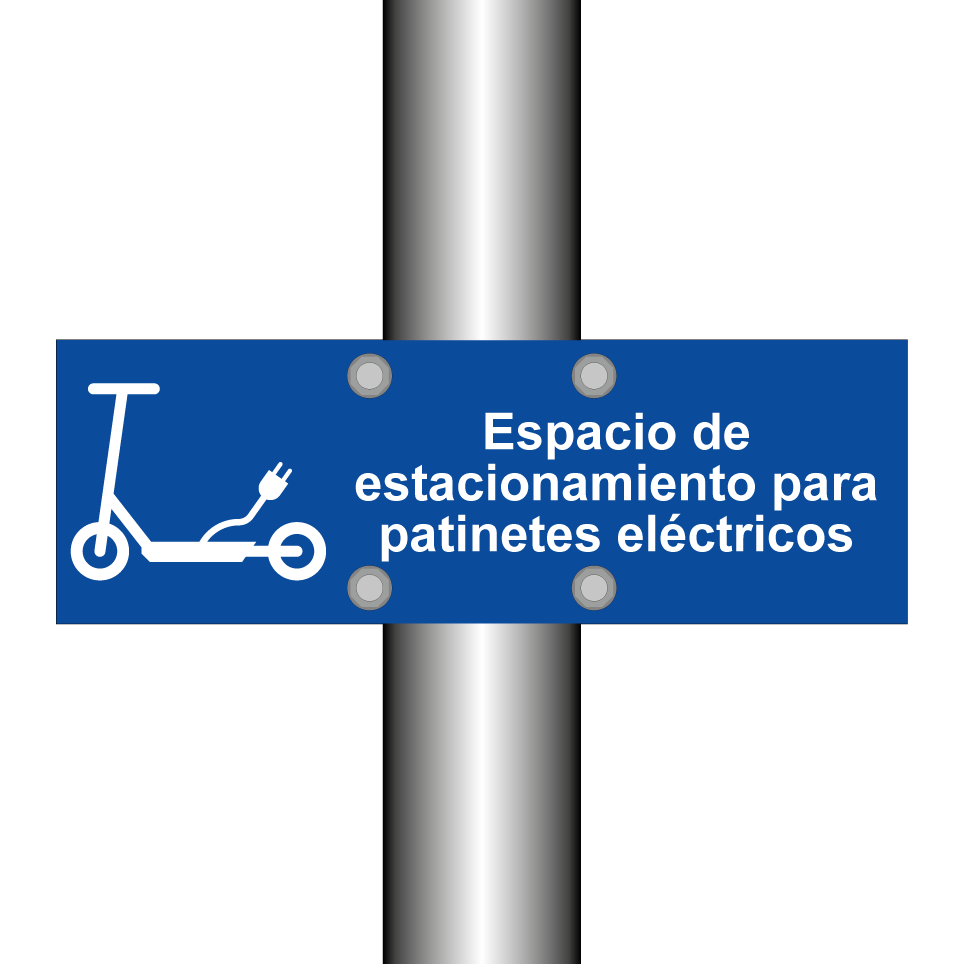 Espacio de estacionamiento para patinetes eléctricos