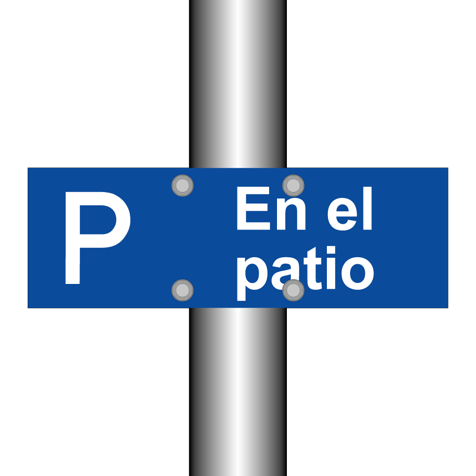 En el patio