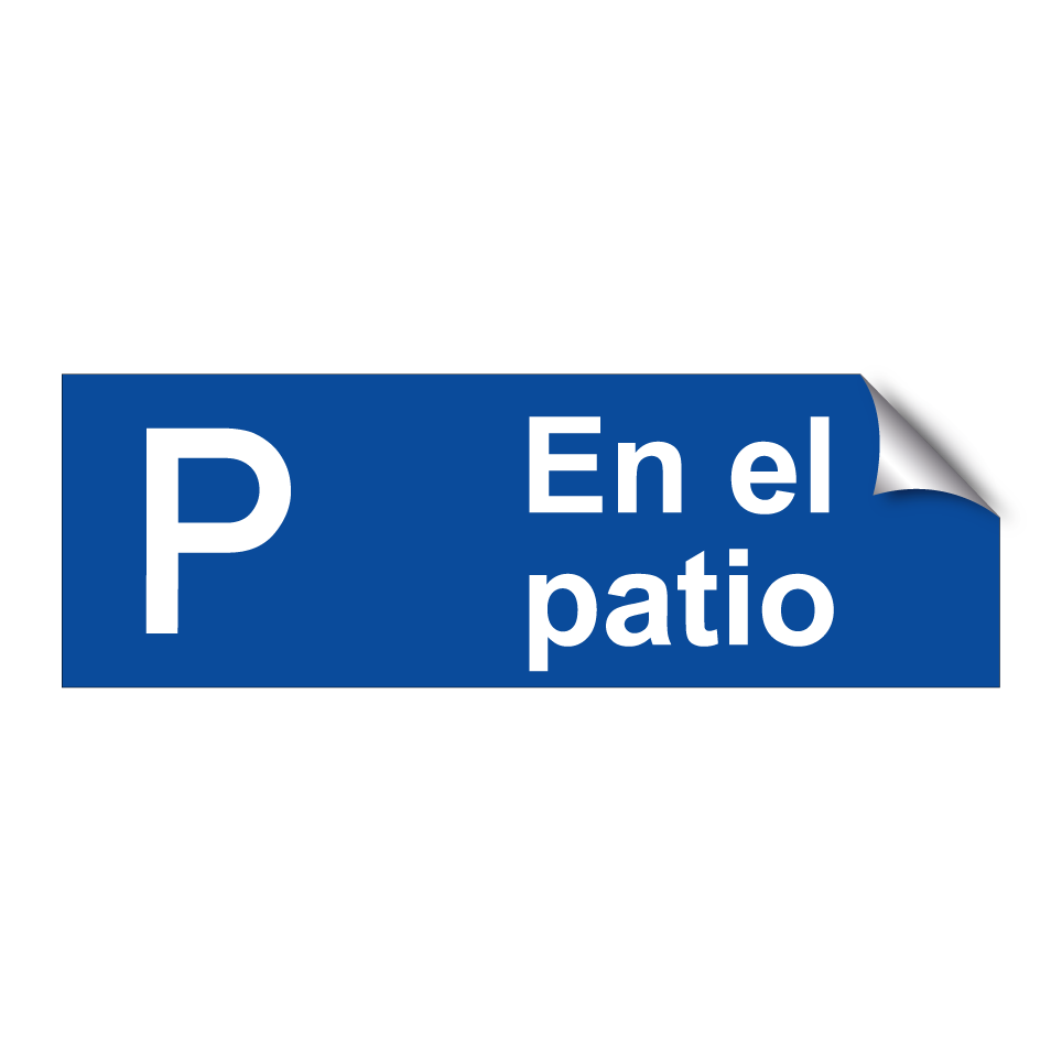 En el patio