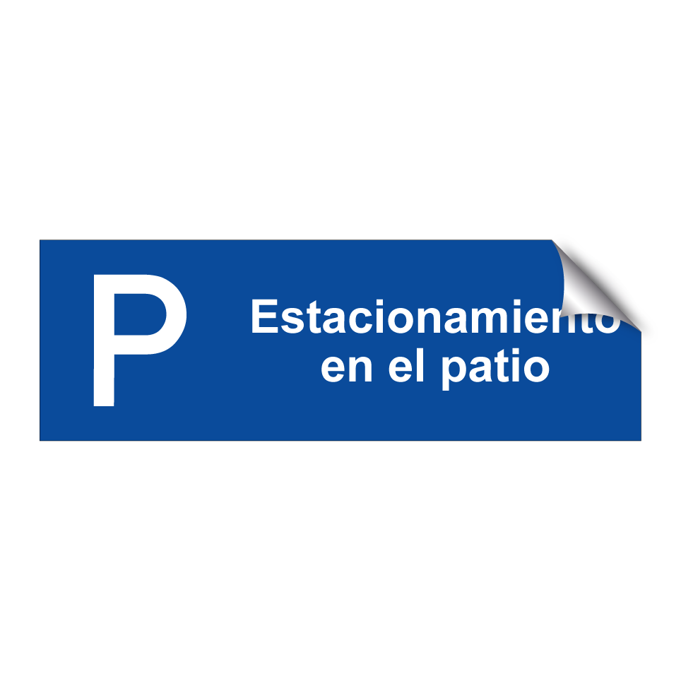 Estacionamiento en el patio