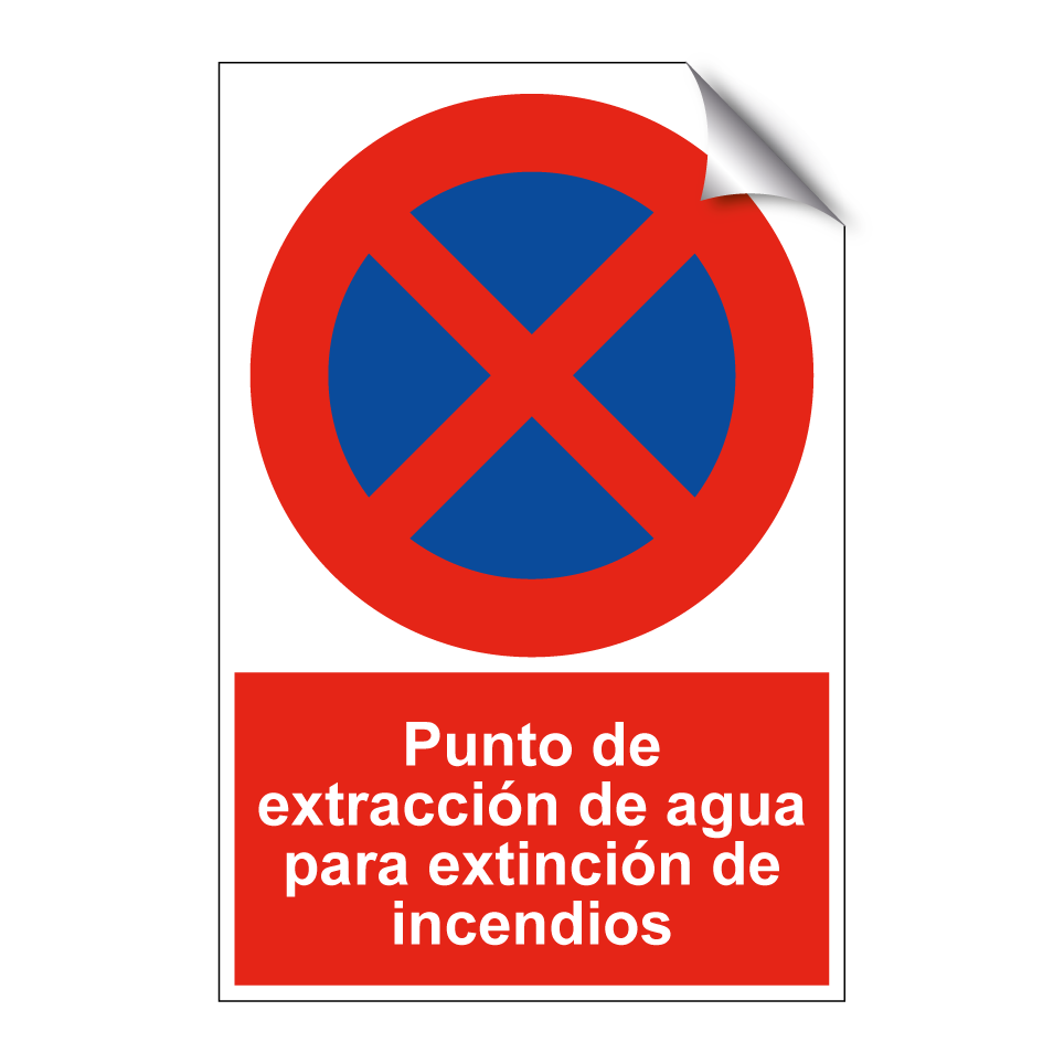Punto de extracción de agua para extinción de incendios