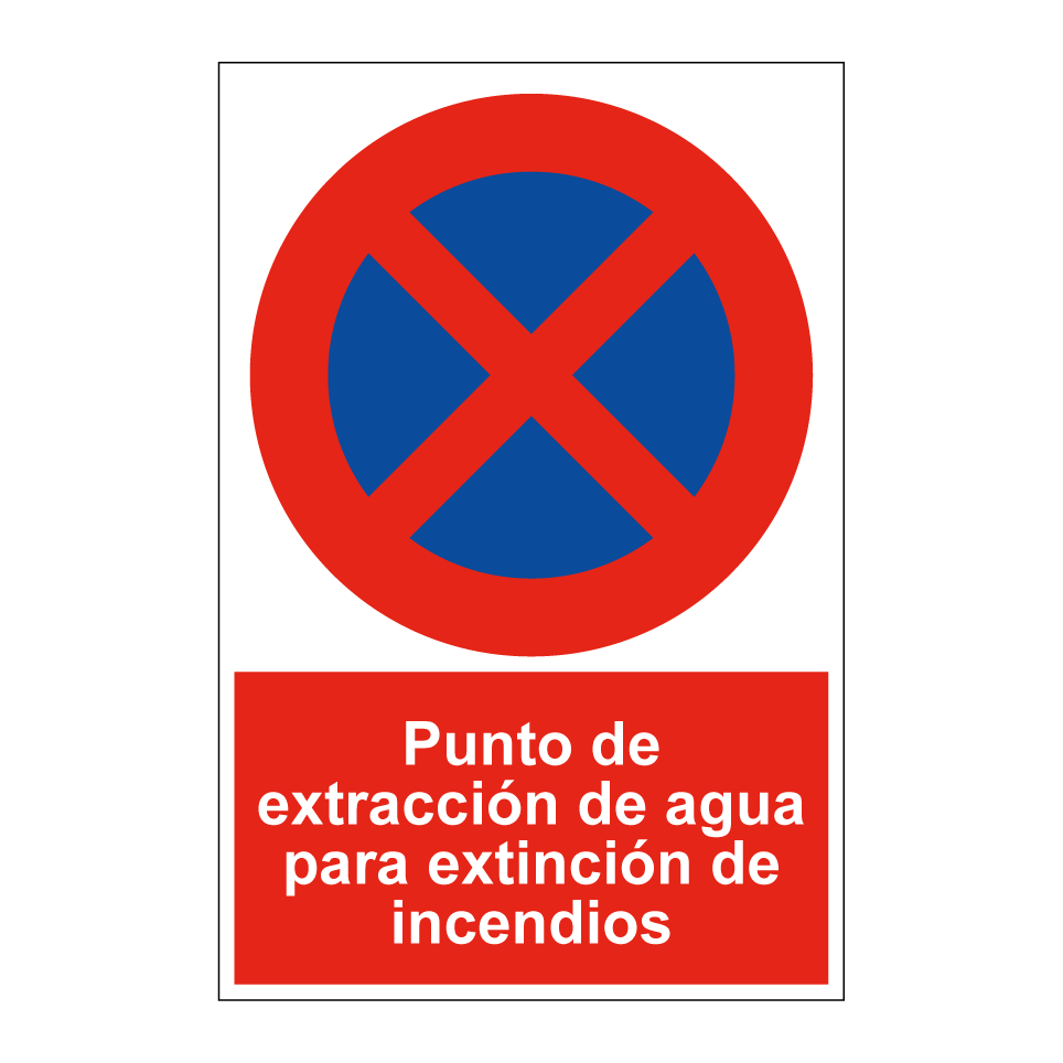 Punto de extracción de agua para extinción de incendios