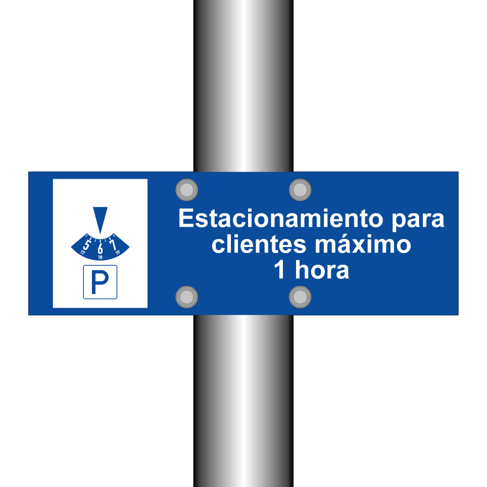 Estacionamiento para clientes máximo 1 hora