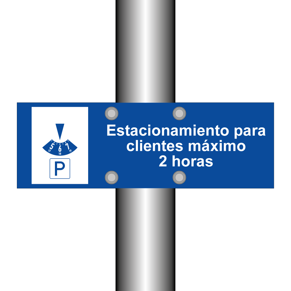 Estacionamiento para clientes máximo 2 horas