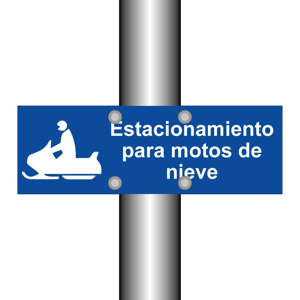 Estacionamiento para motos de nieve