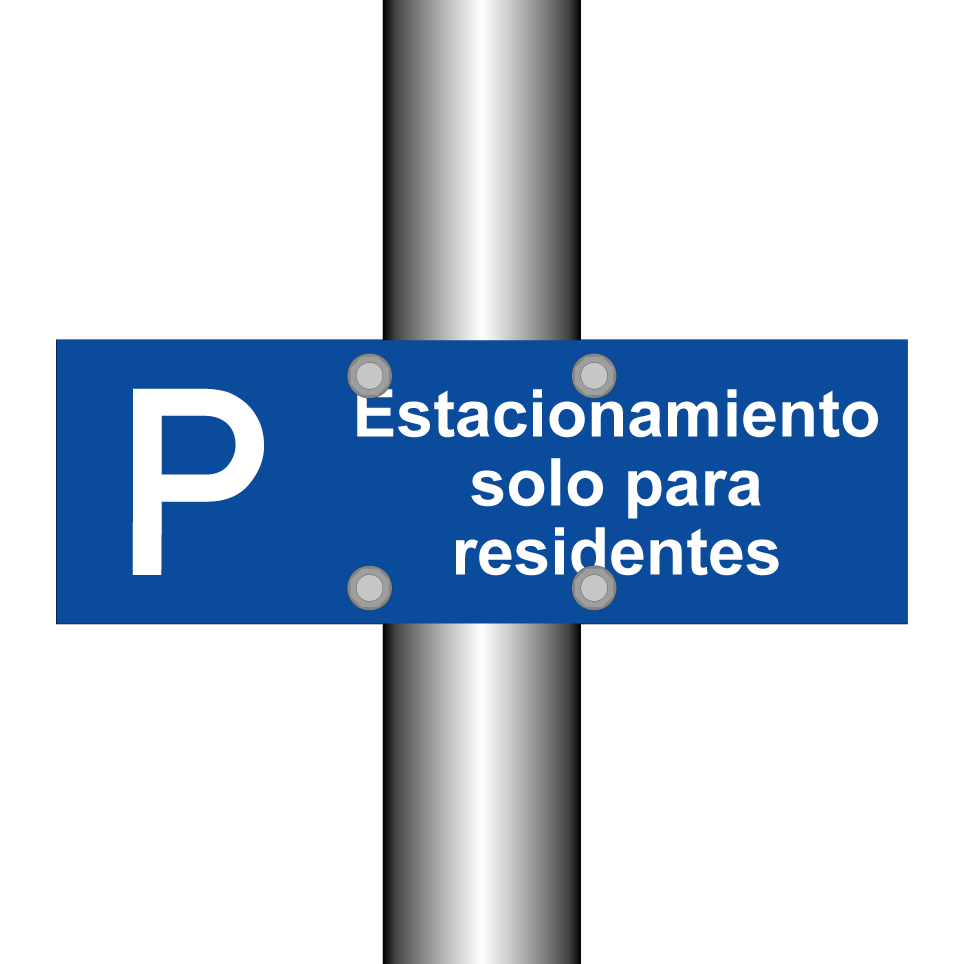 Estacionamiento solo para residentes