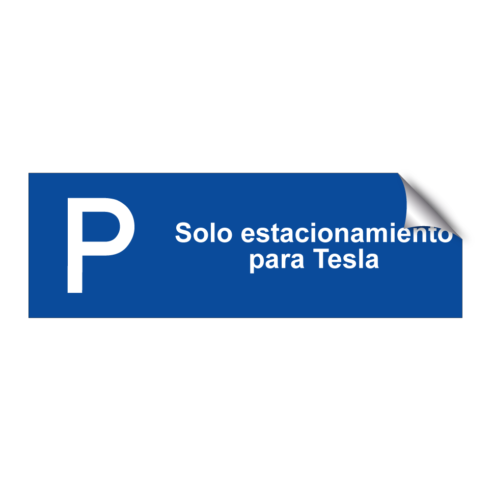 Solo estacionamiento para Tesla