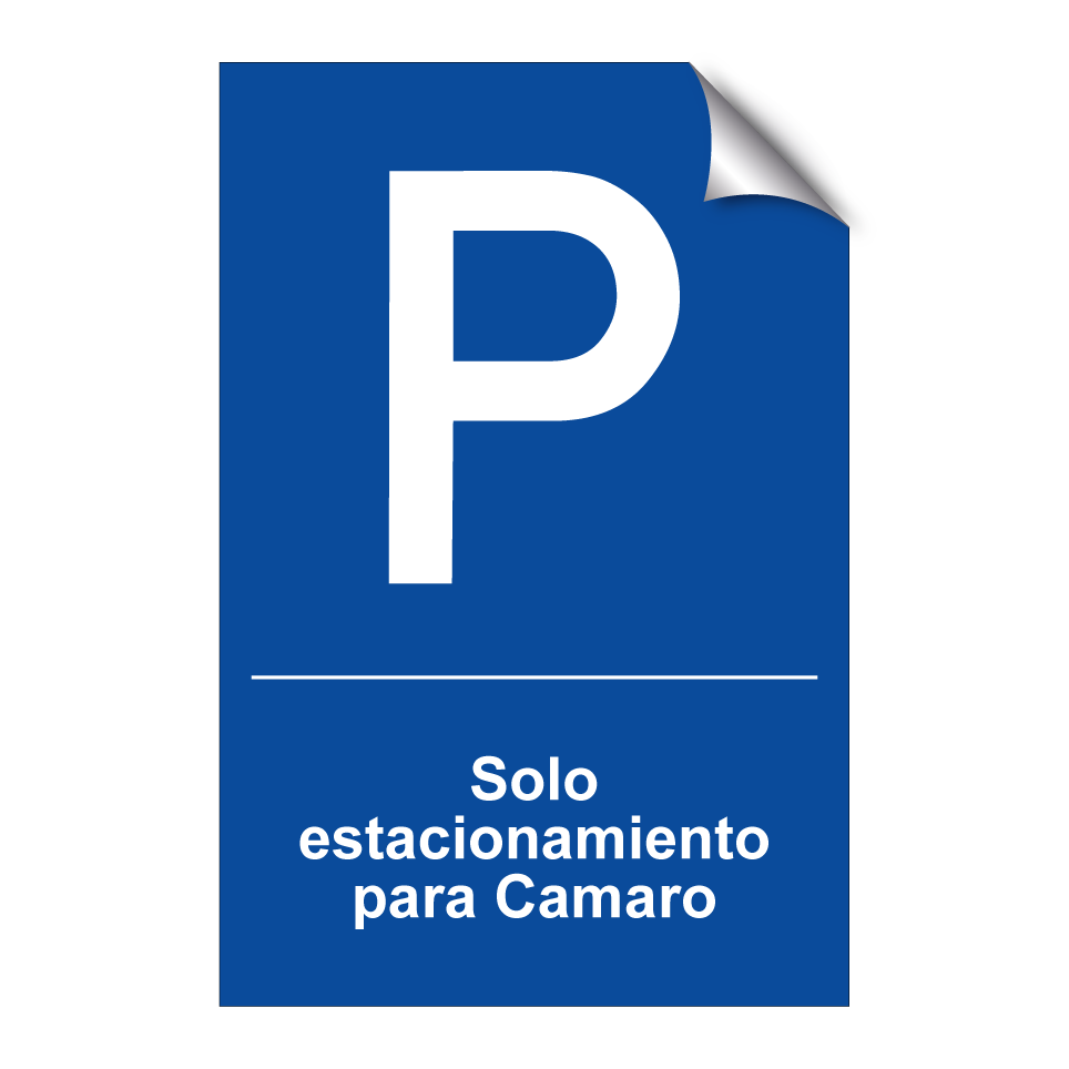 Solo estacionamiento para Camaro