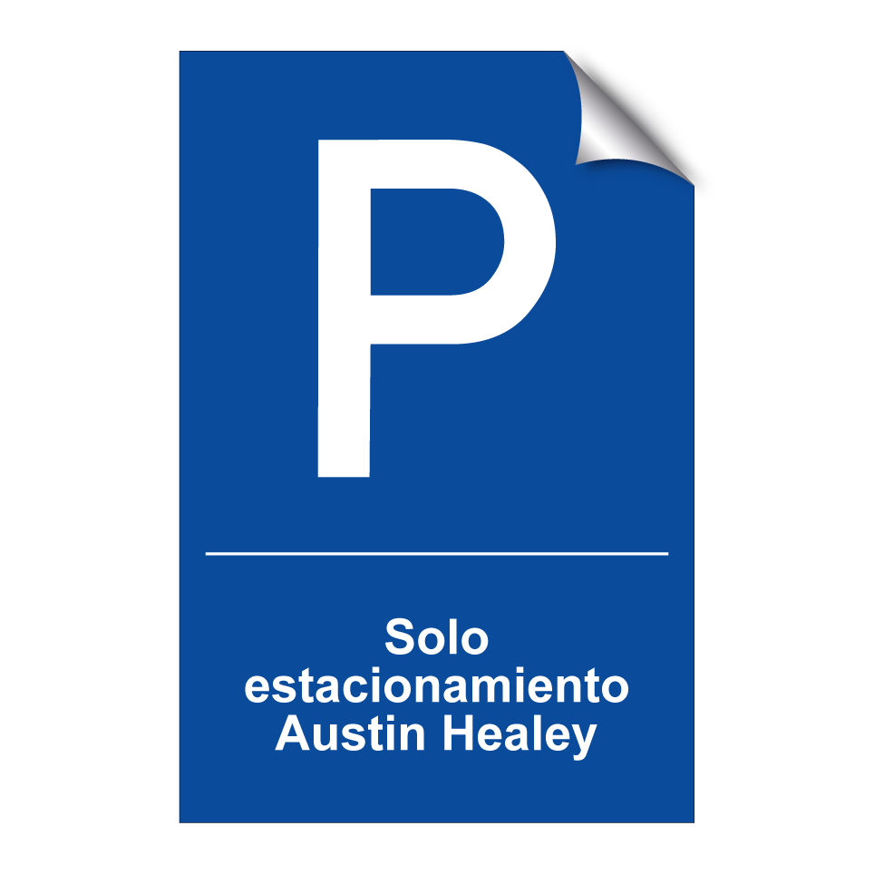Solo estacionamiento Austin Healey