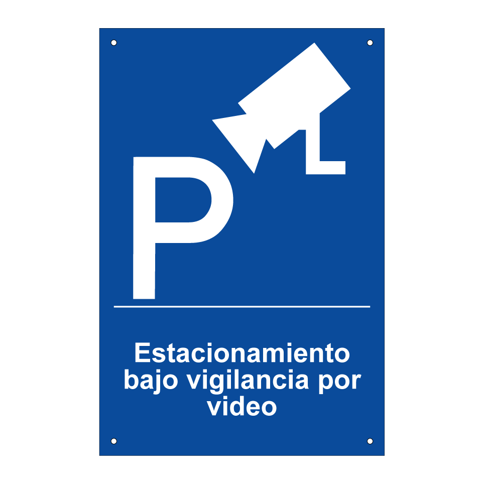 Estacionamiento bajo vigilancia por video
