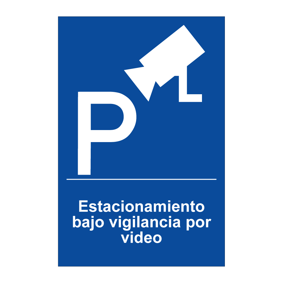 Estacionamiento bajo vigilancia por video