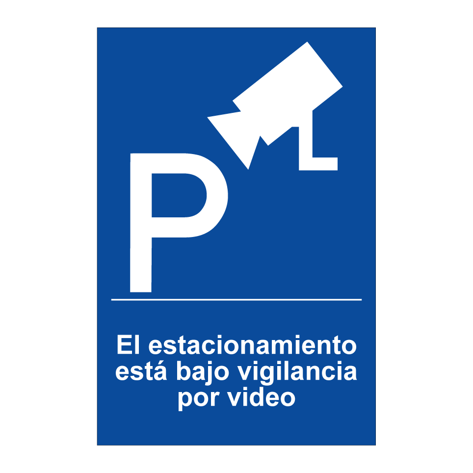 El estacionamiento está bajo vigilancia por video