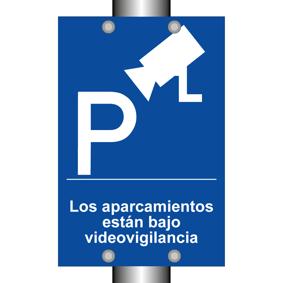 Los aparcamientos están bajo videovigilancia