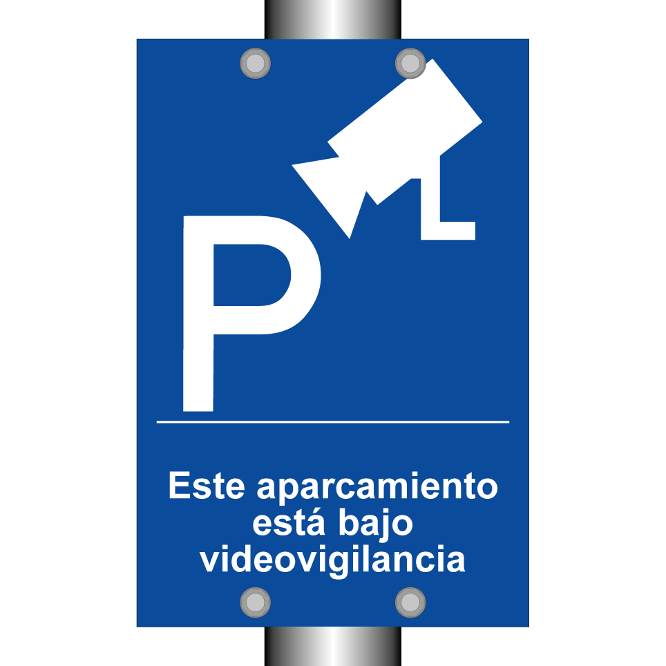 Este aparcamiento está bajo videovigilancia