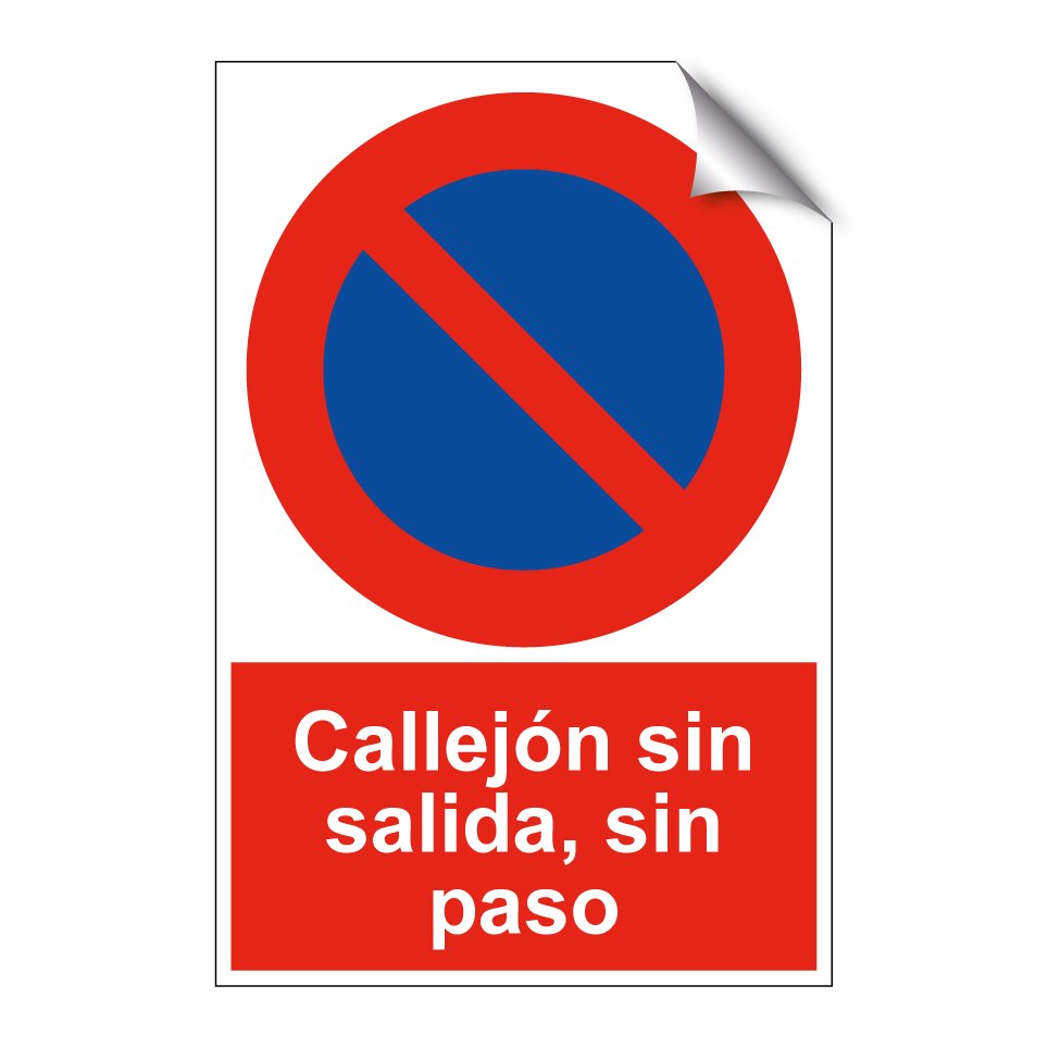 Callejón sin salida, sin paso