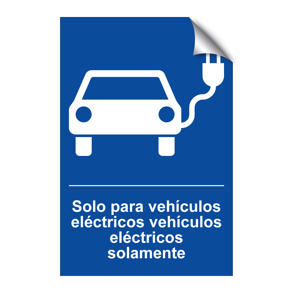 Solo para vehículos eléctricos vehículos eléctricos solamente