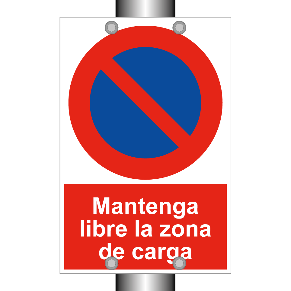 Mantenga libre la zona de carga