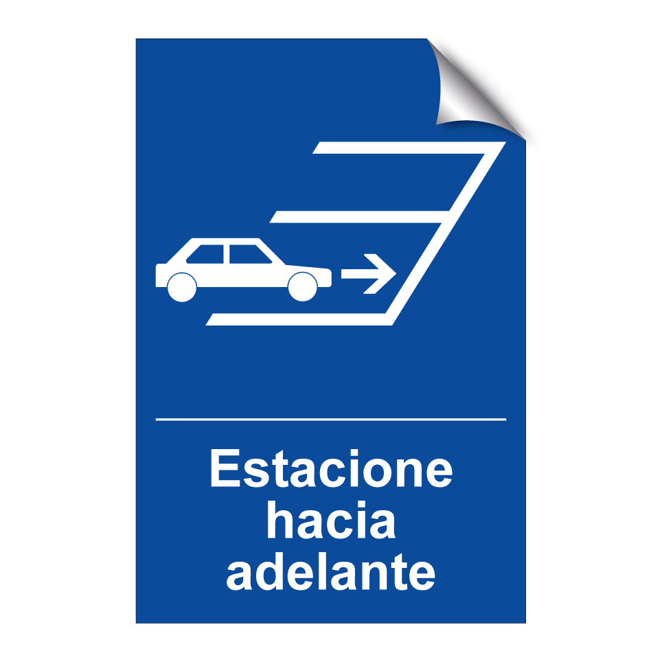 Estacione hacia adelante