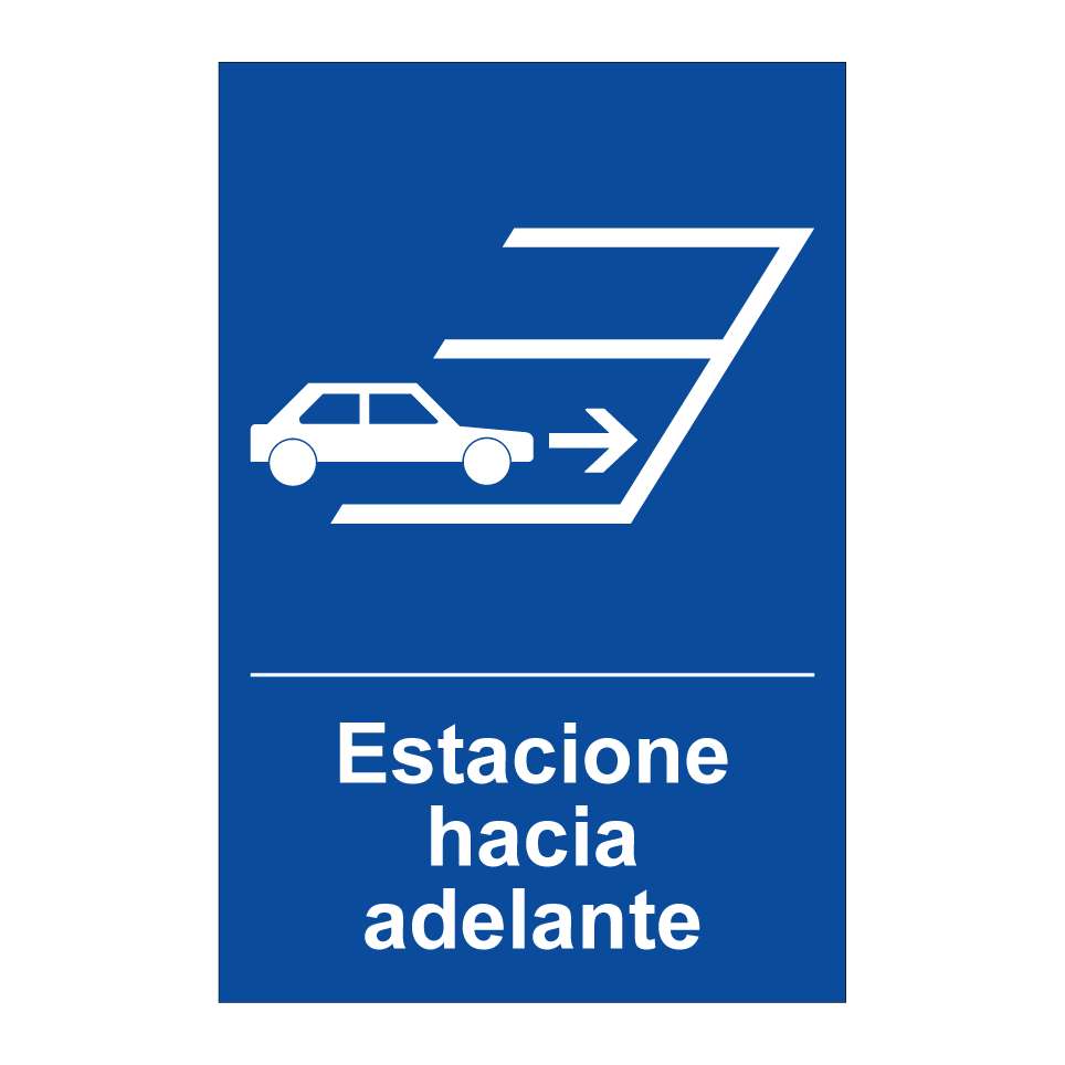 Estacione hacia adelante