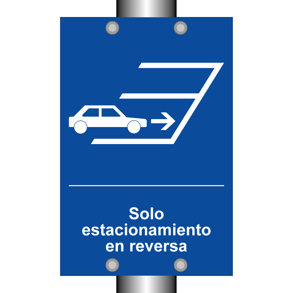 Solo estacionamiento en reversa