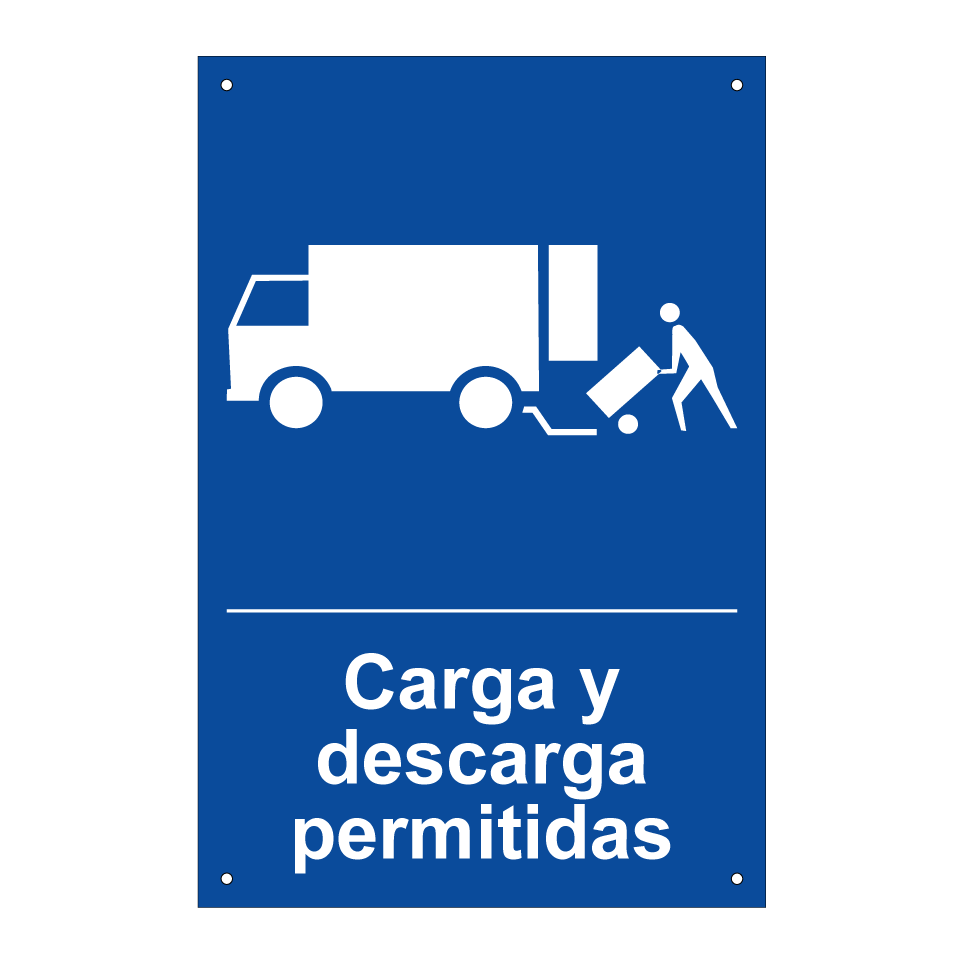 Carga y descarga permitidas