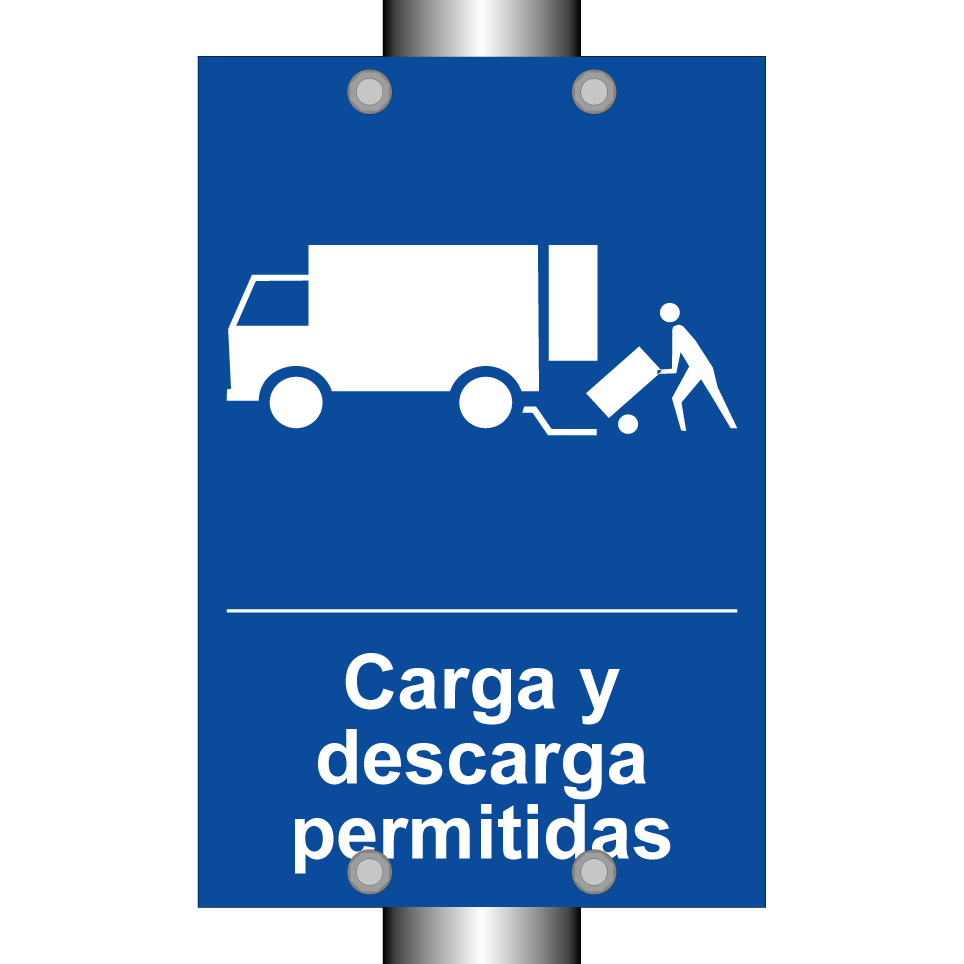 Carga y descarga permitidas