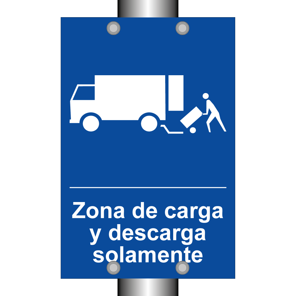 Zona de carga y descarga solamente
