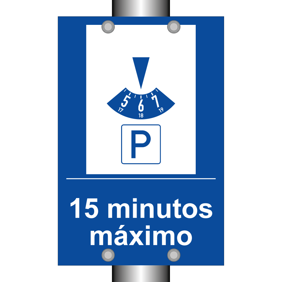 15 minutos máximo