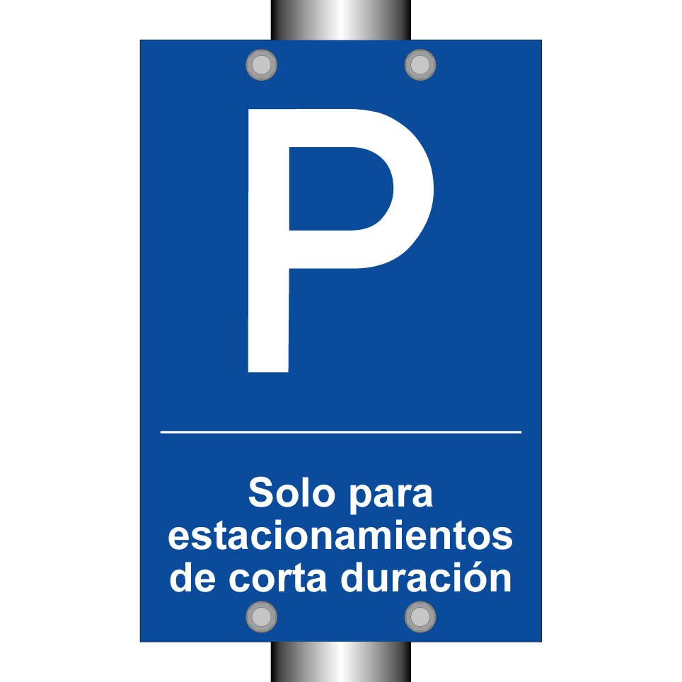 Solo para estacionamientos de corta duración