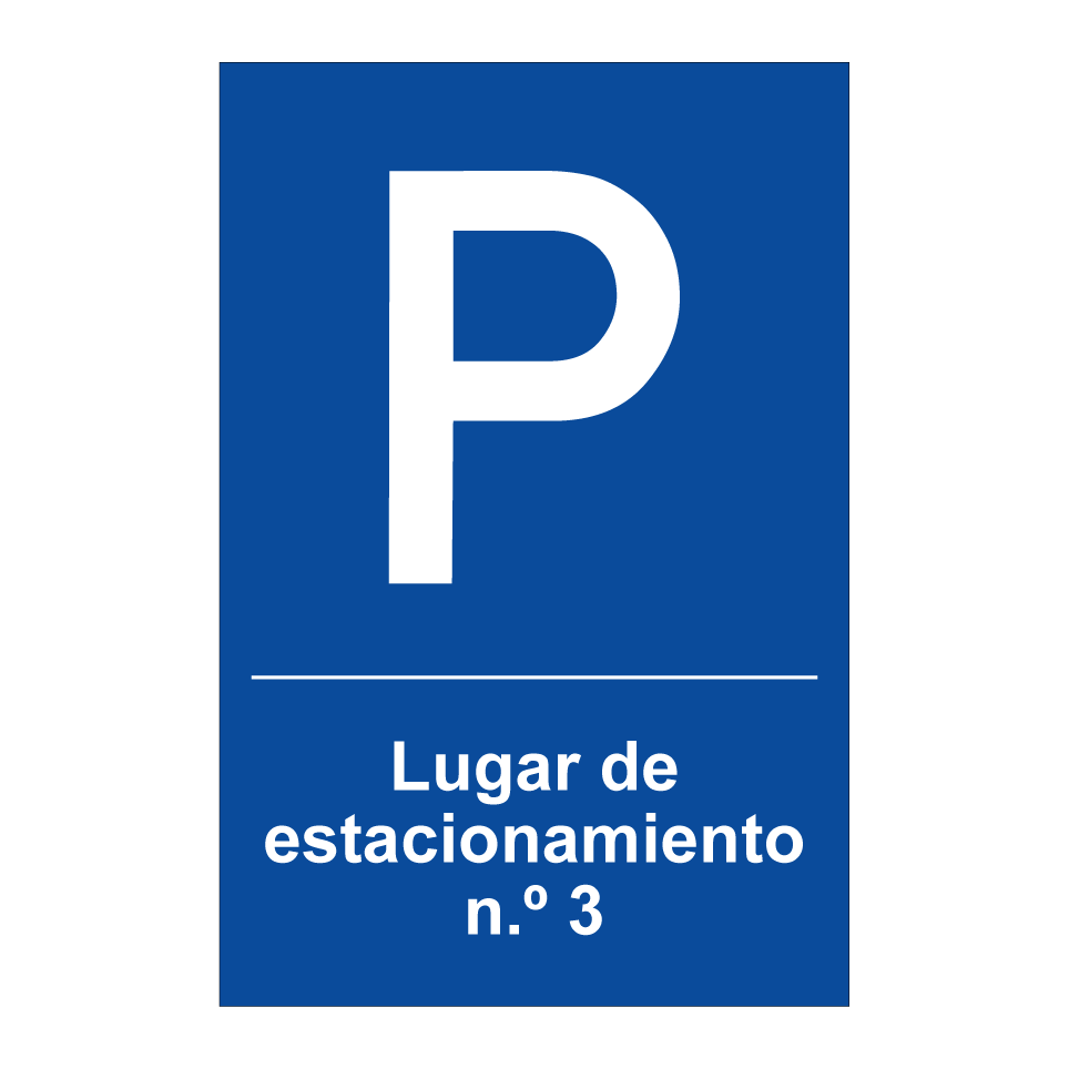 Lugar de estacionamiento No. 3
