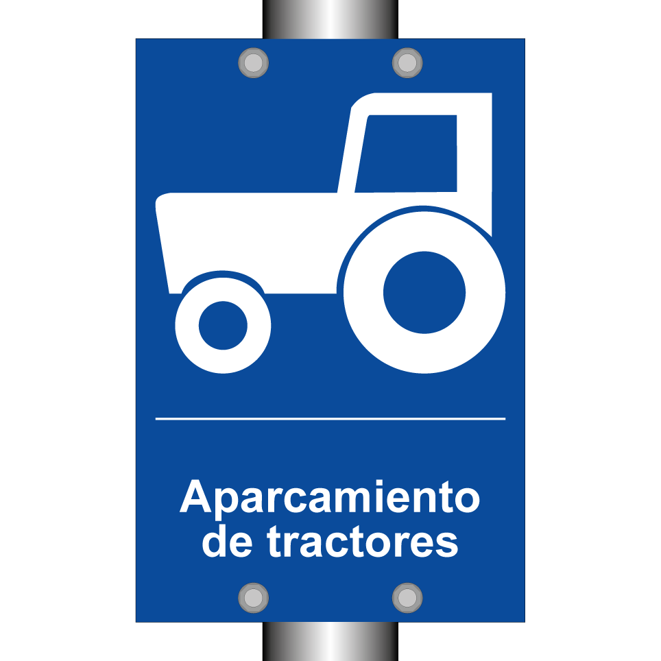 Aparcamiento de tractores