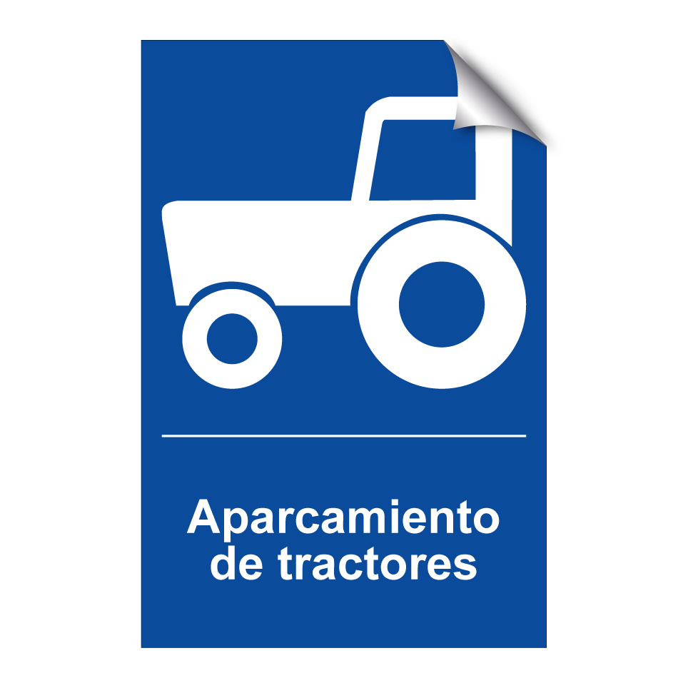 Aparcamiento de tractores