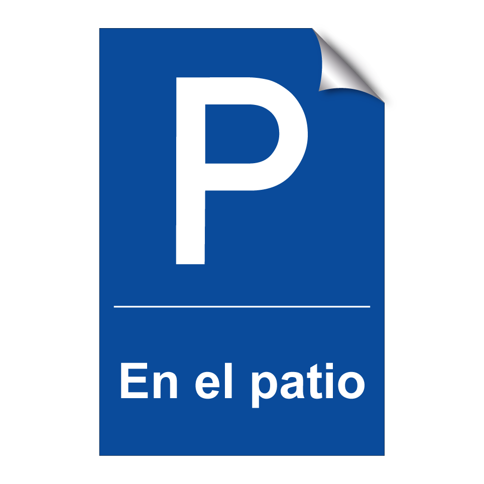 En el patio