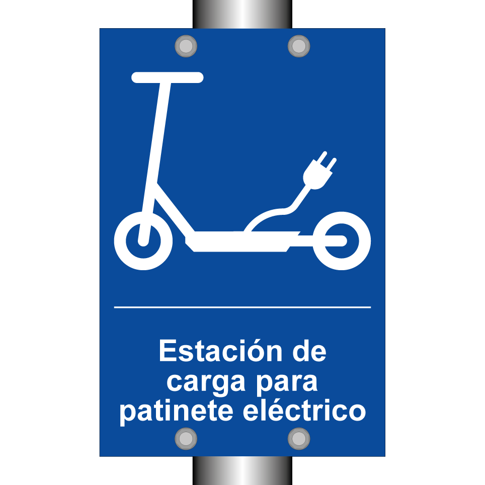 Estación de carga para patinete eléctrico