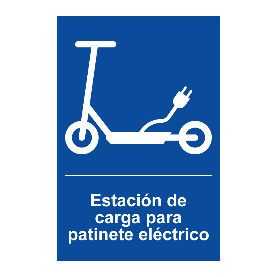 Estación de carga para patinete eléctrico