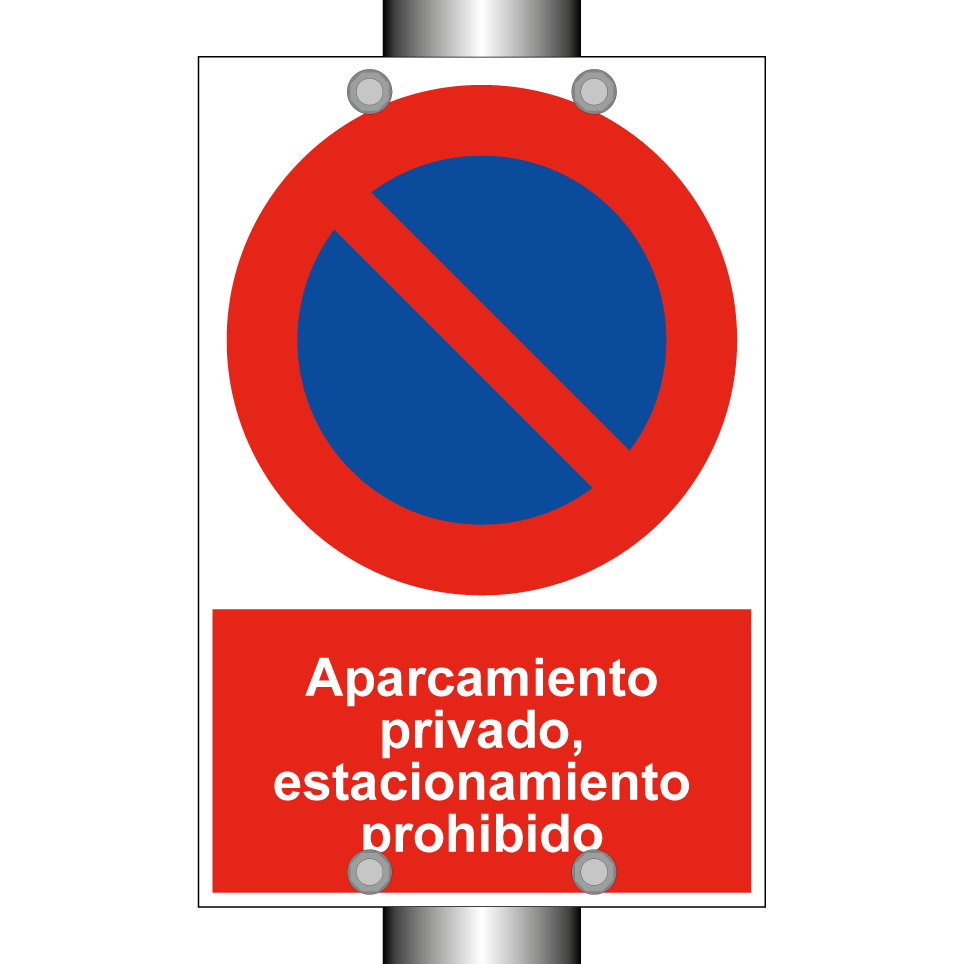 Aparcamiento privado, estacionamiento prohibido