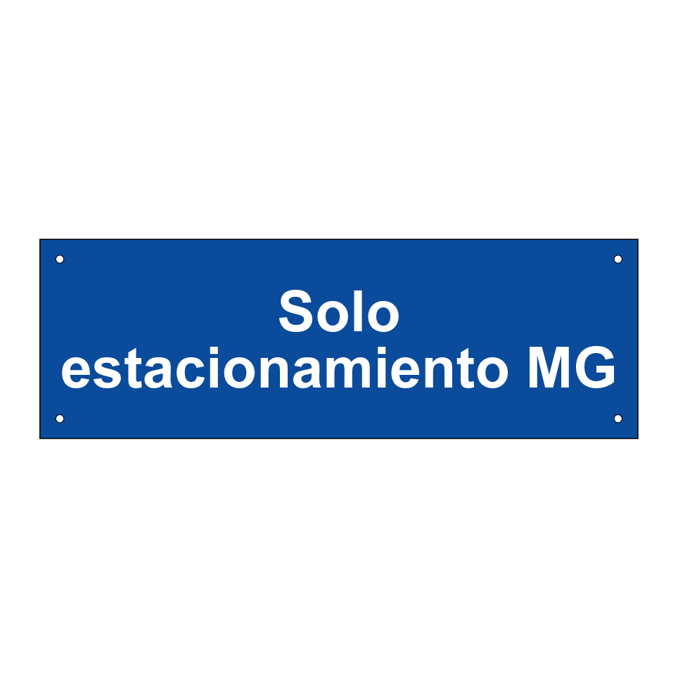 Solo estacionamiento MG