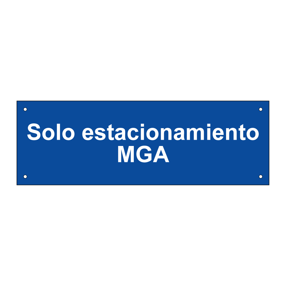 Solo estacionamiento MGA