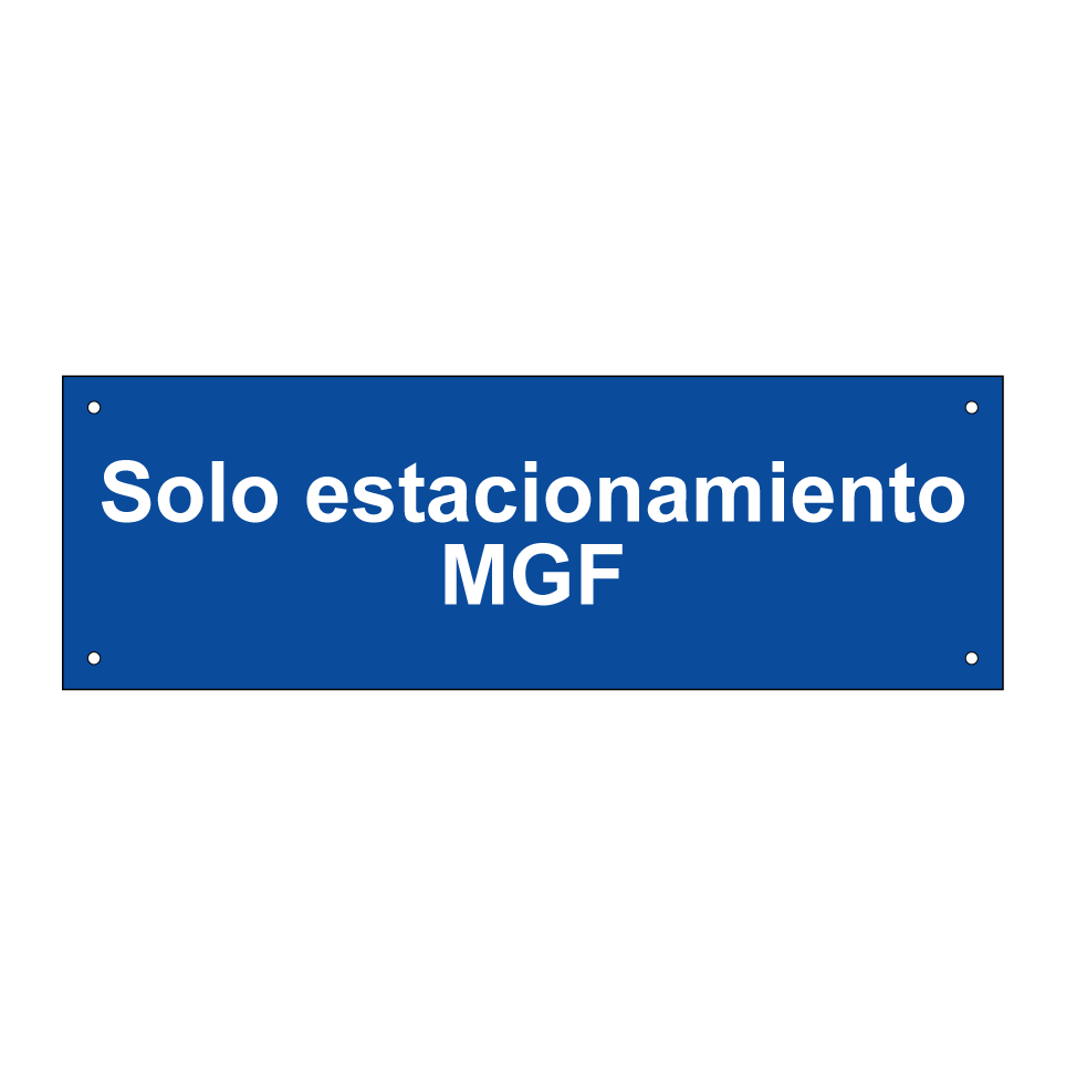 Solo estacionamiento MGF