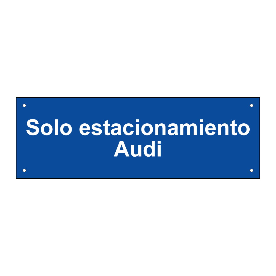 Solo estacionamiento Audi
