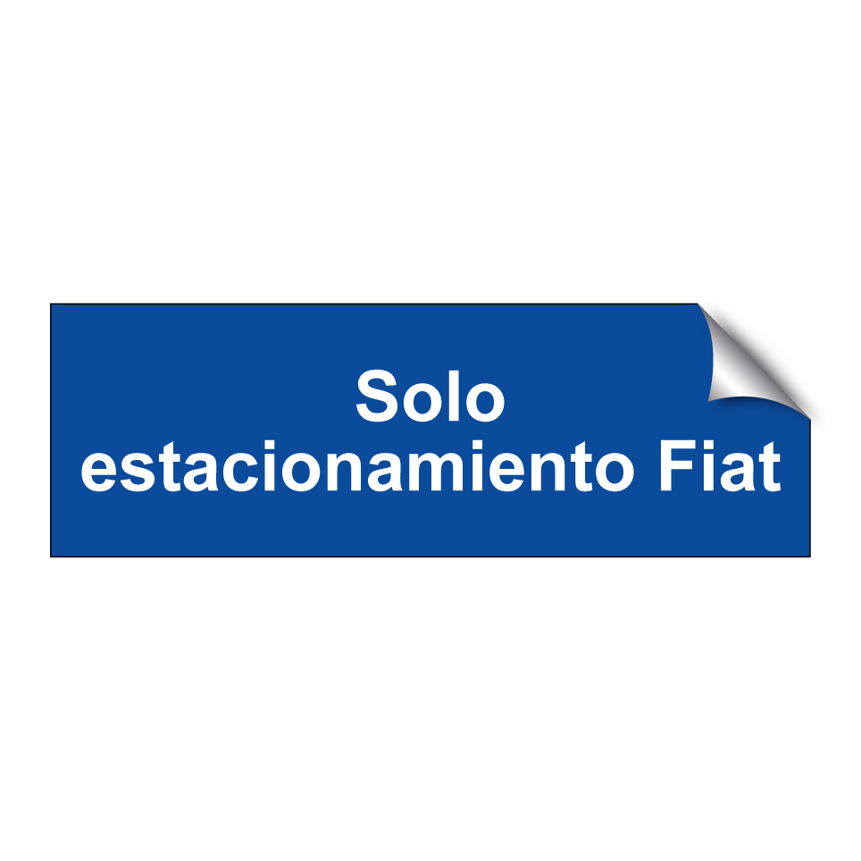Solo estacionamiento Fiat