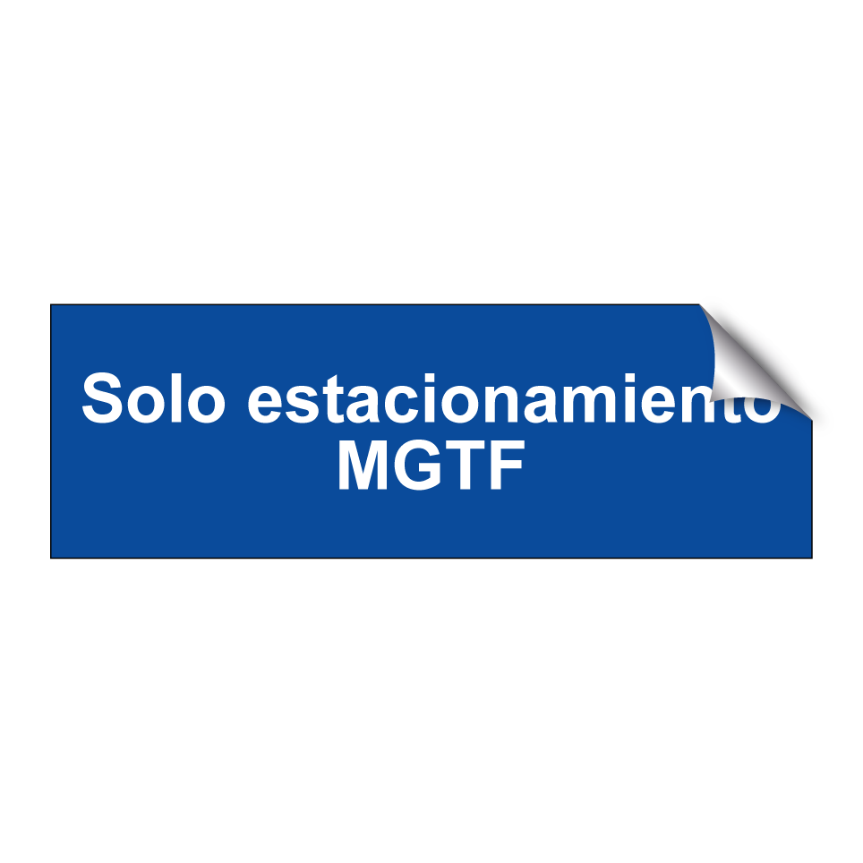 Solo estacionamiento MGTF