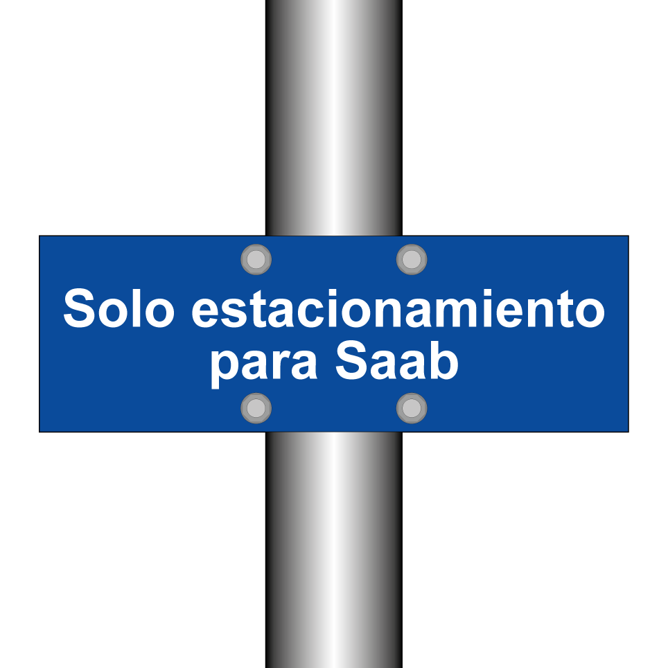 Solo estacionamiento para Saab