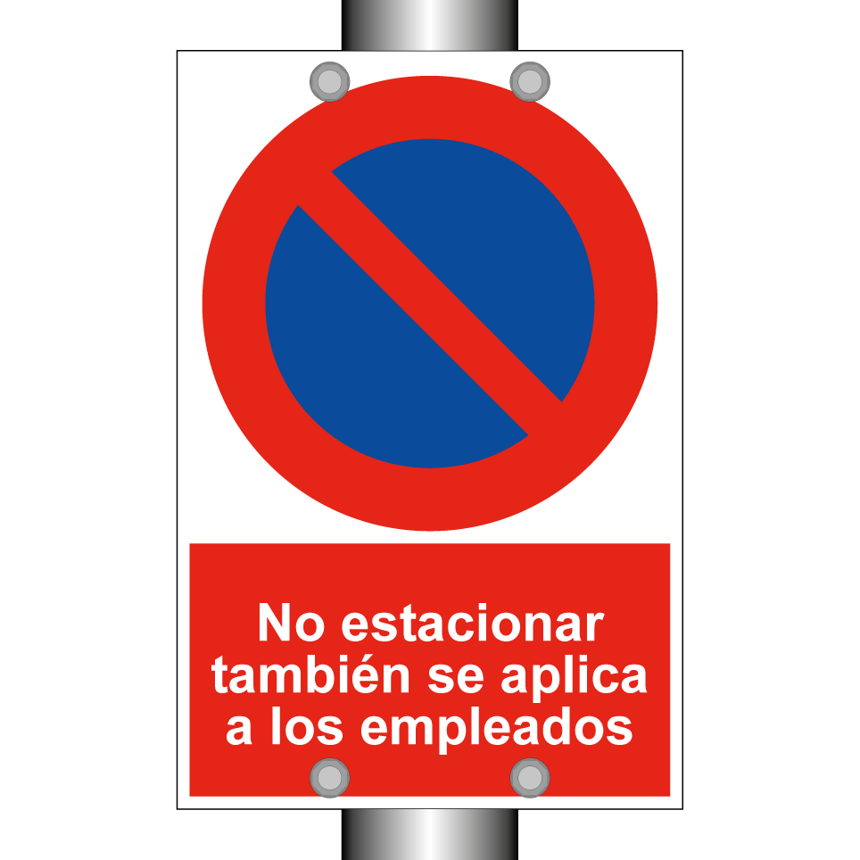 No estacionar también se aplica a los empleados