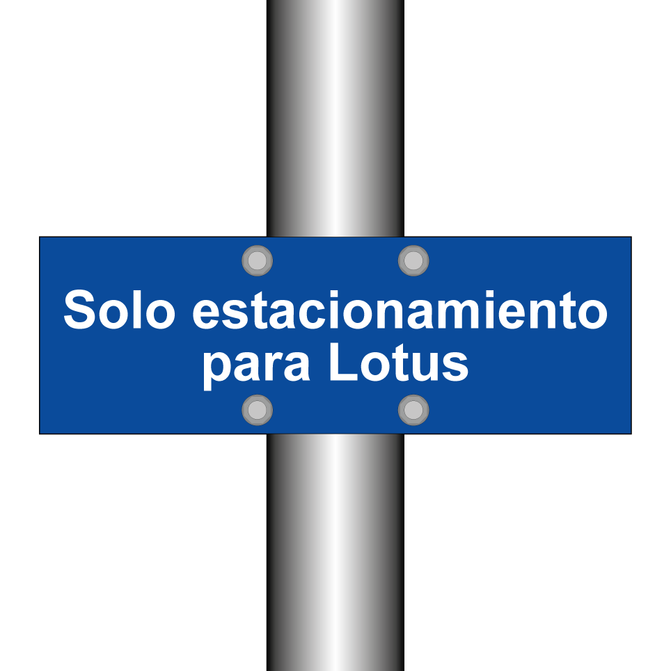 Solo estacionamiento para Lotus
