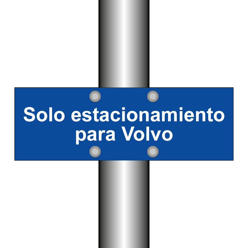 Solo estacionamiento para Volvo